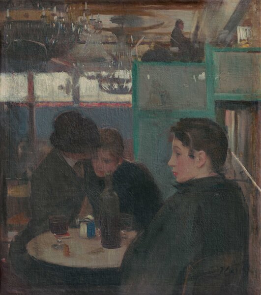 Interior del Moulin de la Galette - Neoseries de museo