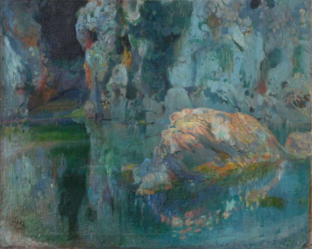 La piedra del lago