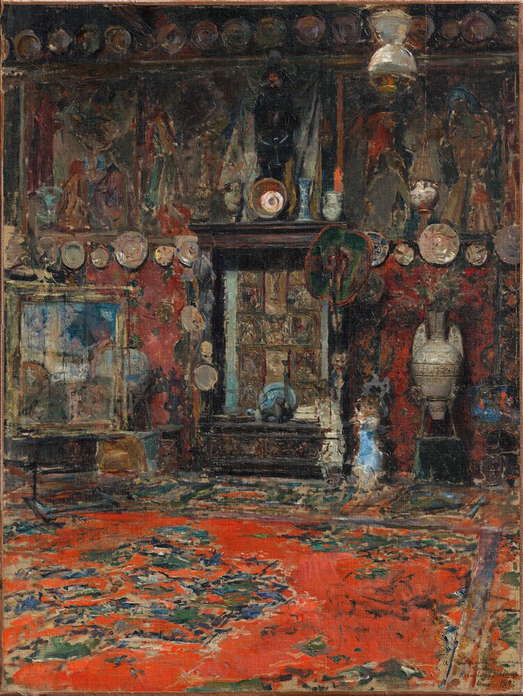 El taller de Marià Fortuny en Roma