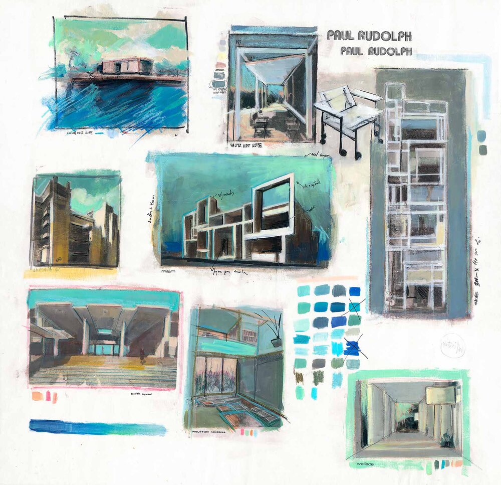 Paul Rudolph: mapa de una exposición